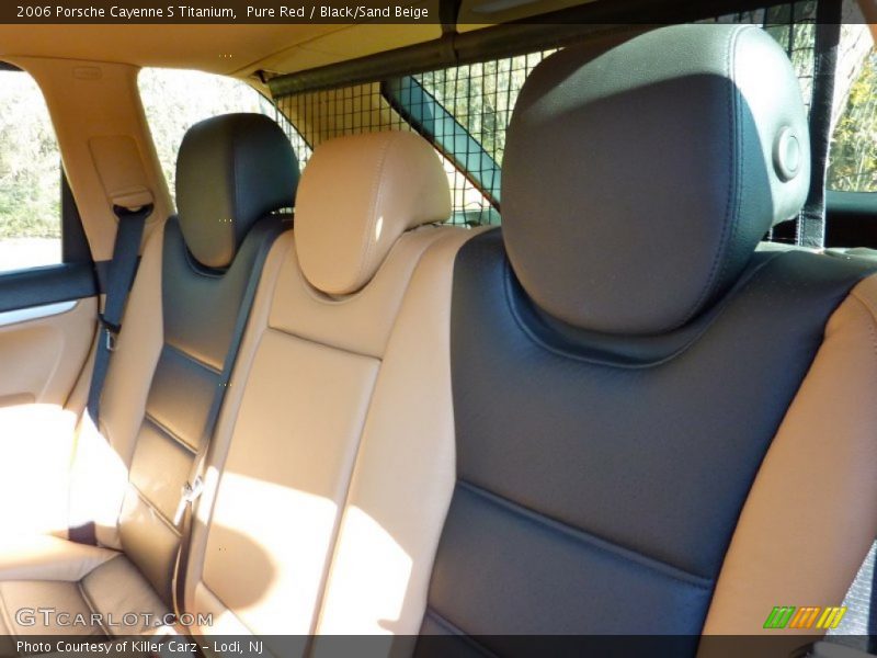 Pure Red / Black/Sand Beige 2006 Porsche Cayenne S Titanium