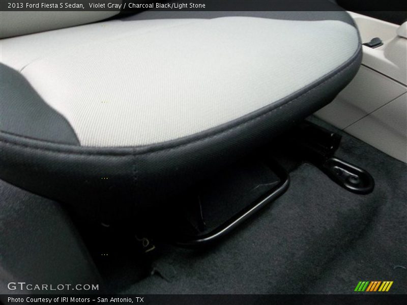 Violet Gray / Charcoal Black/Light Stone 2013 Ford Fiesta S Sedan