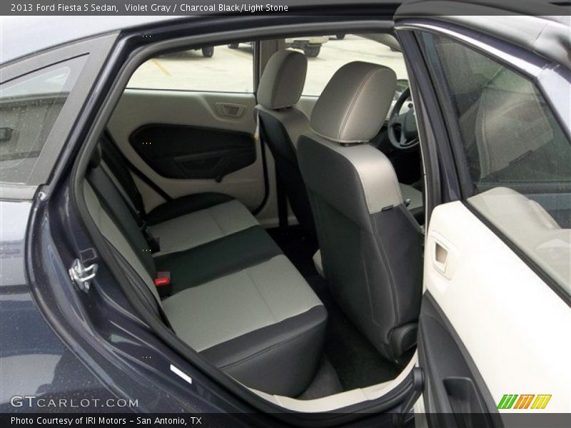 Violet Gray / Charcoal Black/Light Stone 2013 Ford Fiesta S Sedan