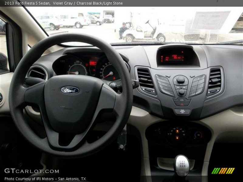 Violet Gray / Charcoal Black/Light Stone 2013 Ford Fiesta S Sedan