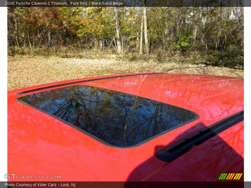 Sunroof of 2006 Cayenne S Titanium
