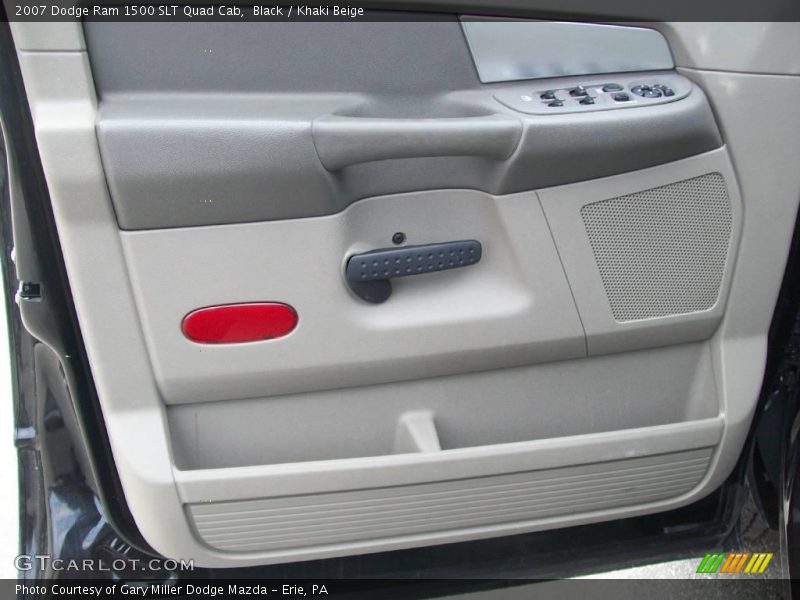 Black / Khaki Beige 2007 Dodge Ram 1500 SLT Quad Cab