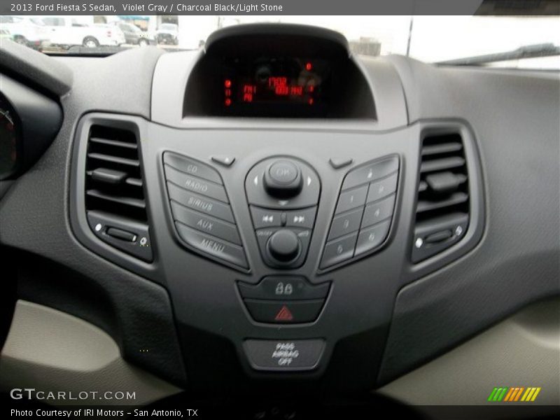 Violet Gray / Charcoal Black/Light Stone 2013 Ford Fiesta S Sedan
