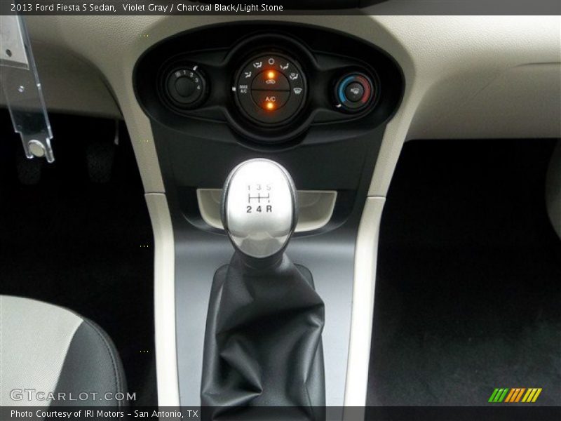 Violet Gray / Charcoal Black/Light Stone 2013 Ford Fiesta S Sedan