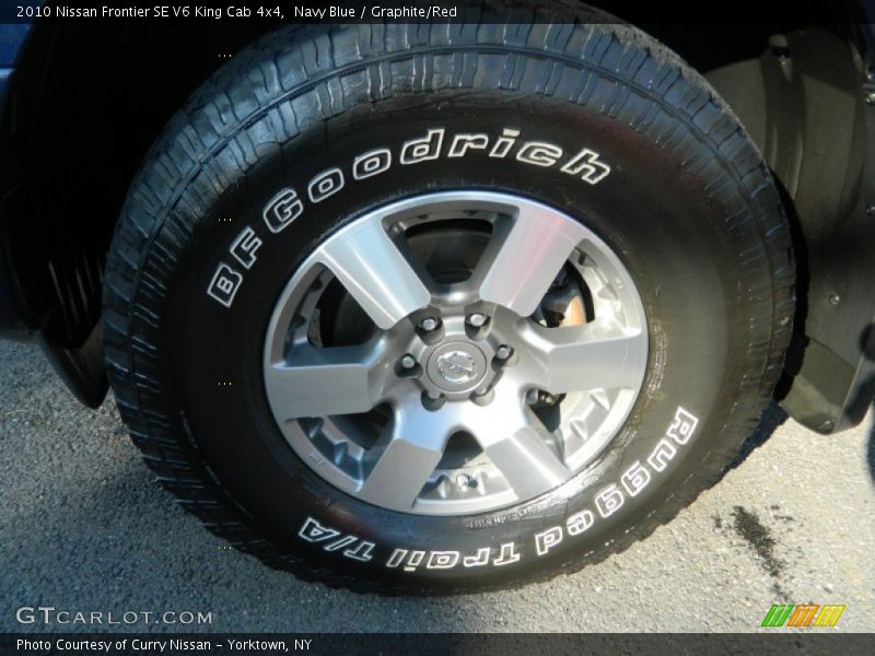 Navy Blue / Graphite/Red 2010 Nissan Frontier SE V6 King Cab 4x4