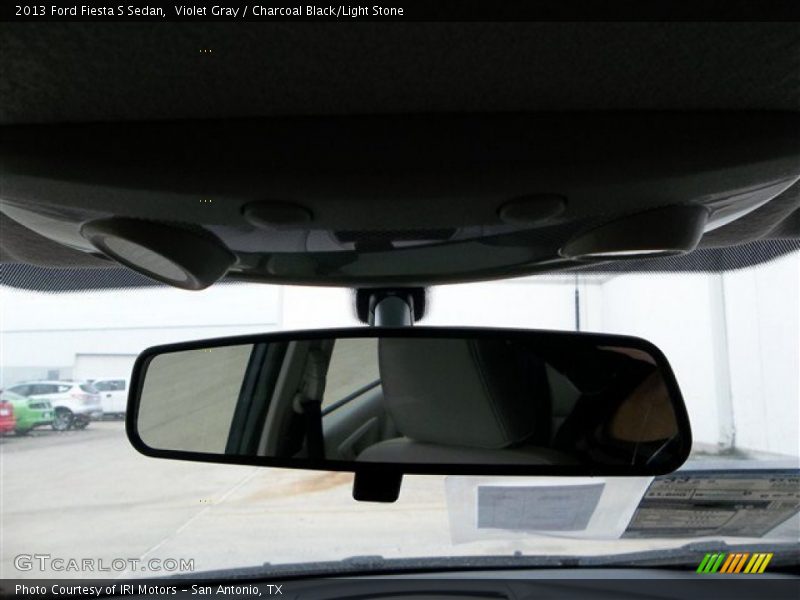 Violet Gray / Charcoal Black/Light Stone 2013 Ford Fiesta S Sedan