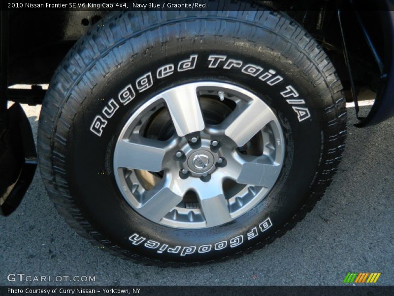 Navy Blue / Graphite/Red 2010 Nissan Frontier SE V6 King Cab 4x4