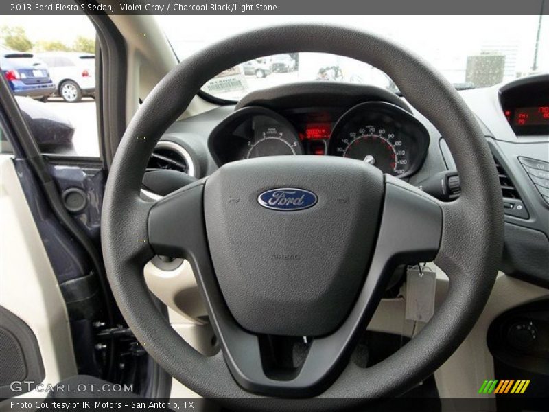 Violet Gray / Charcoal Black/Light Stone 2013 Ford Fiesta S Sedan