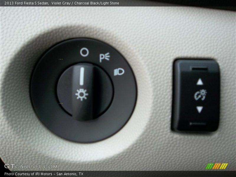 Violet Gray / Charcoal Black/Light Stone 2013 Ford Fiesta S Sedan