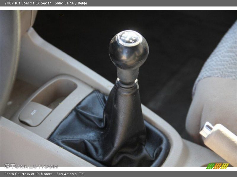 Sand Beige / Beige 2007 Kia Spectra EX Sedan