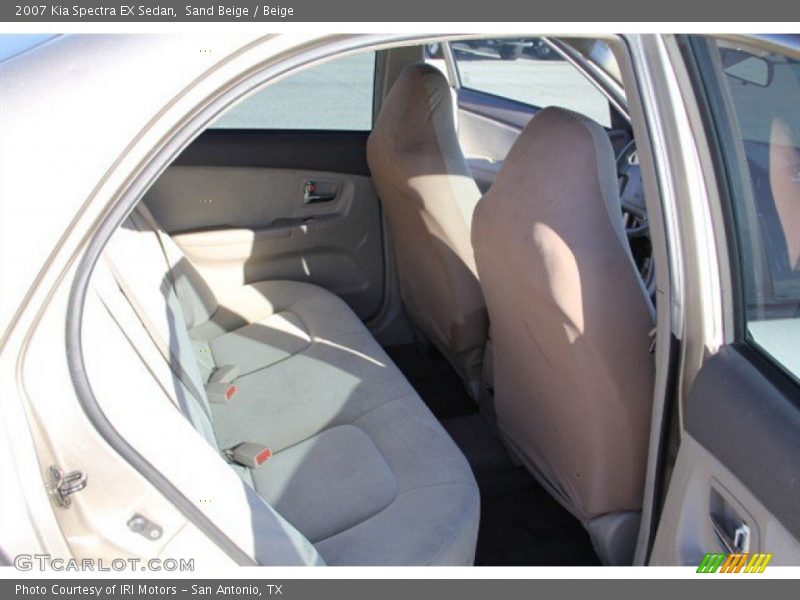 Sand Beige / Beige 2007 Kia Spectra EX Sedan