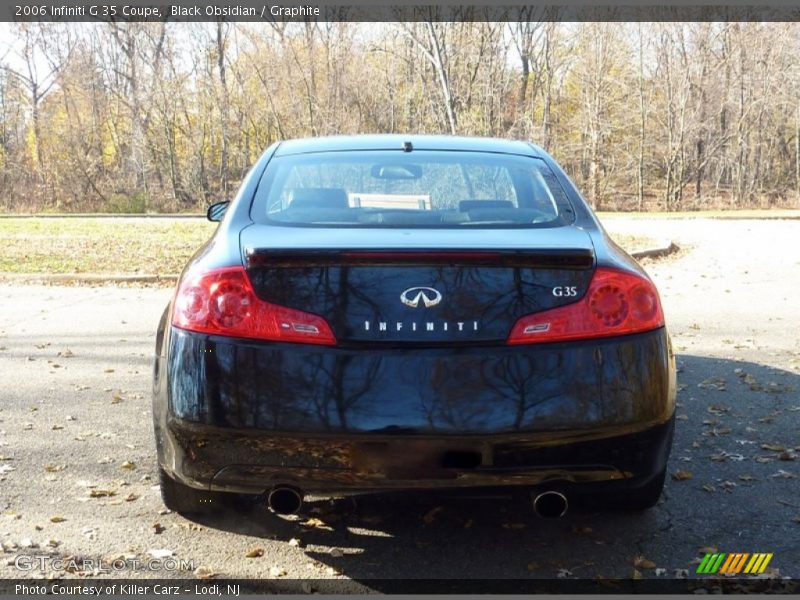 Black Obsidian / Graphite 2006 Infiniti G 35 Coupe