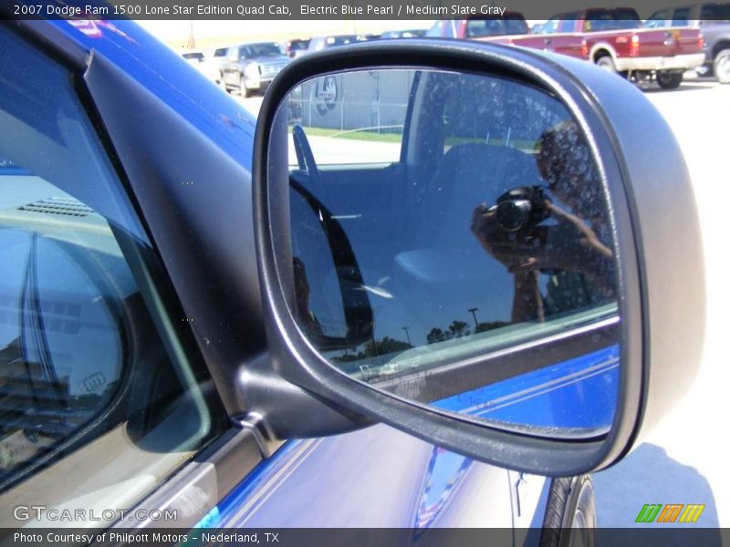 Electric Blue Pearl / Medium Slate Gray 2007 Dodge Ram 1500 Lone Star Edition Quad Cab