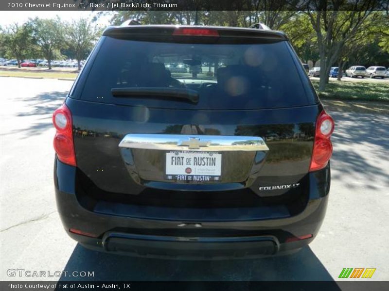 Black / Jet Black/Light Titanium 2010 Chevrolet Equinox LT