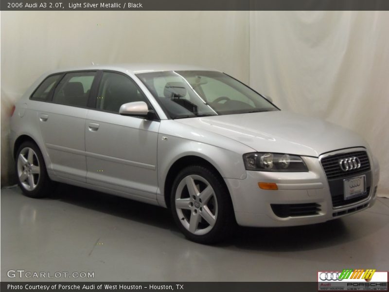 Light Silver Metallic / Black 2006 Audi A3 2.0T