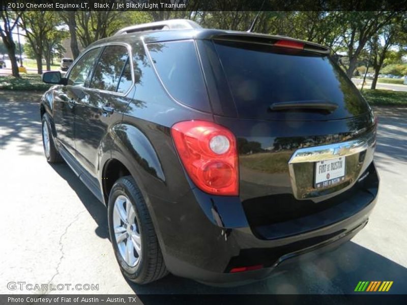 Black / Jet Black/Light Titanium 2010 Chevrolet Equinox LT