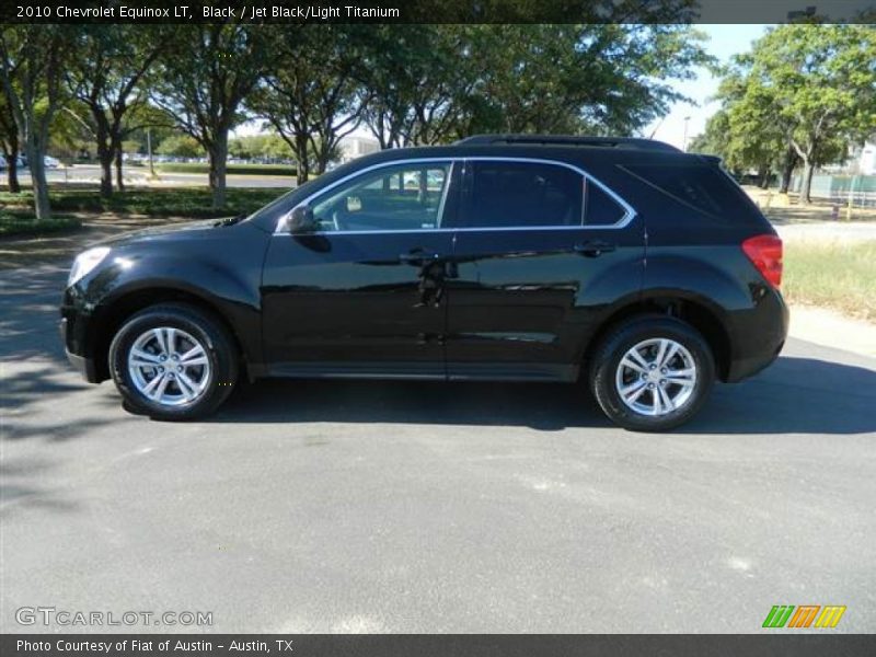 Black / Jet Black/Light Titanium 2010 Chevrolet Equinox LT