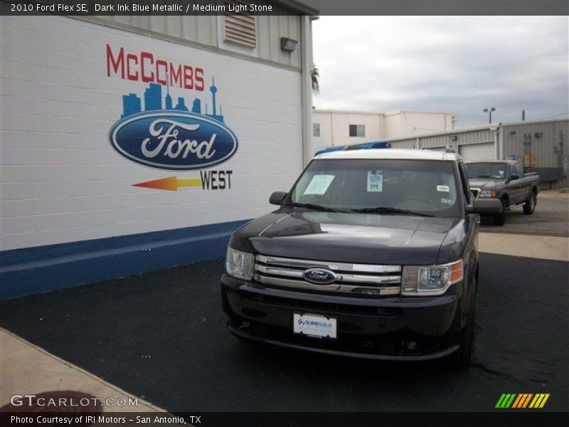 Dark Ink Blue Metallic / Medium Light Stone 2010 Ford Flex SE