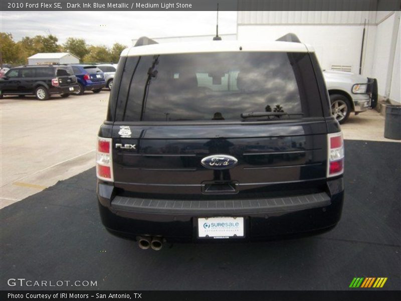 Dark Ink Blue Metallic / Medium Light Stone 2010 Ford Flex SE
