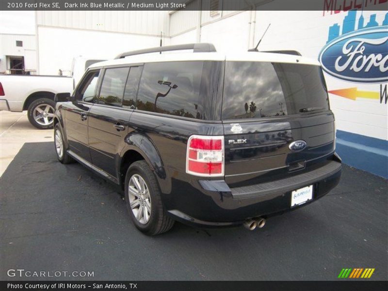 Dark Ink Blue Metallic / Medium Light Stone 2010 Ford Flex SE