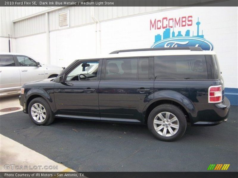 Dark Ink Blue Metallic / Medium Light Stone 2010 Ford Flex SE
