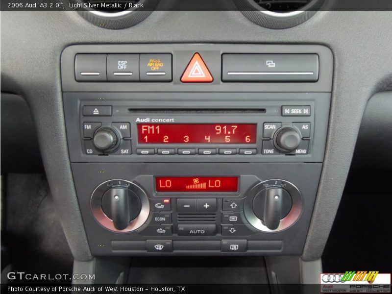 Light Silver Metallic / Black 2006 Audi A3 2.0T