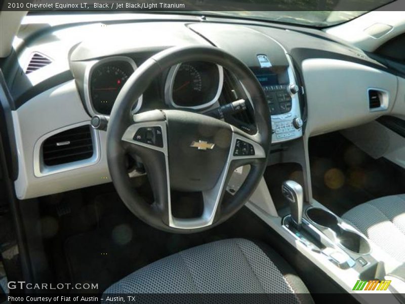Black / Jet Black/Light Titanium 2010 Chevrolet Equinox LT
