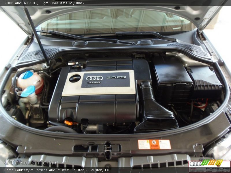 Light Silver Metallic / Black 2006 Audi A3 2.0T