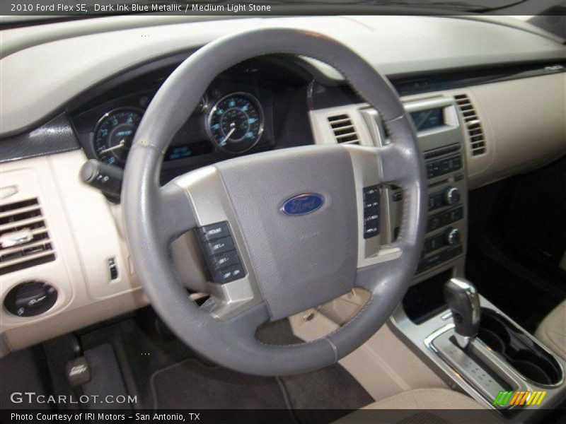 Dark Ink Blue Metallic / Medium Light Stone 2010 Ford Flex SE