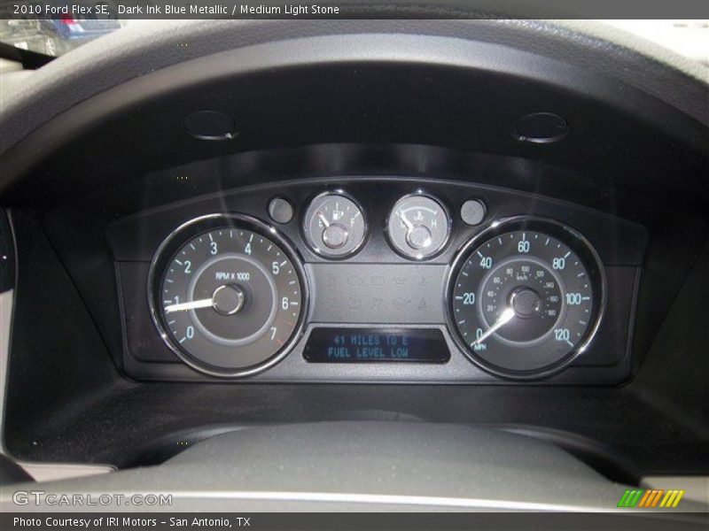 Dark Ink Blue Metallic / Medium Light Stone 2010 Ford Flex SE