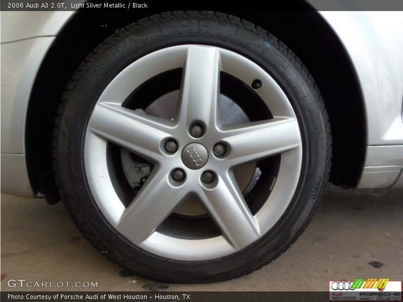 Light Silver Metallic / Black 2006 Audi A3 2.0T