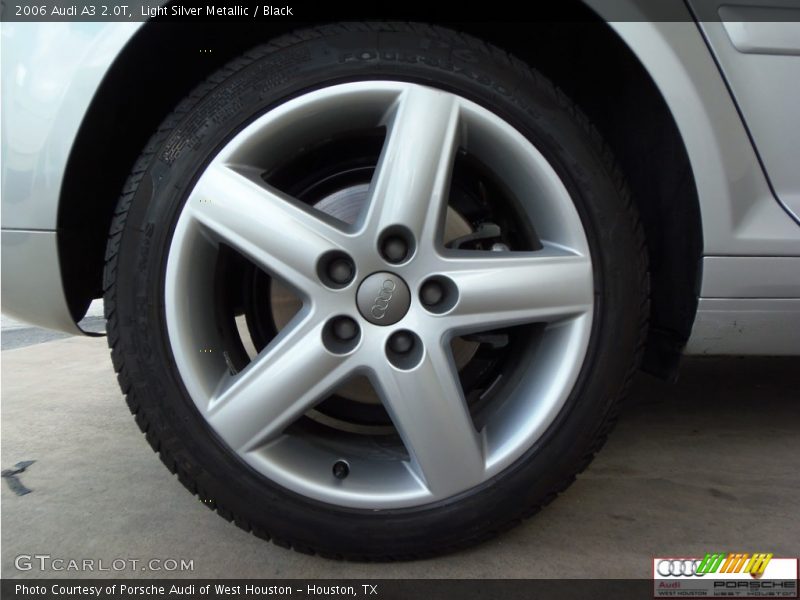 Light Silver Metallic / Black 2006 Audi A3 2.0T