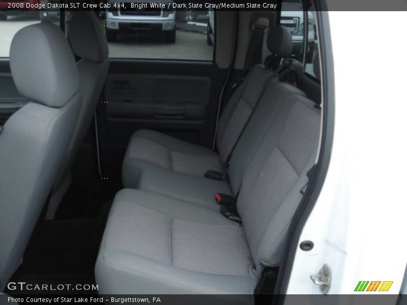 Bright White / Dark Slate Gray/Medium Slate Gray 2008 Dodge Dakota SLT Crew Cab 4x4
