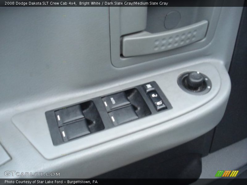 Bright White / Dark Slate Gray/Medium Slate Gray 2008 Dodge Dakota SLT Crew Cab 4x4