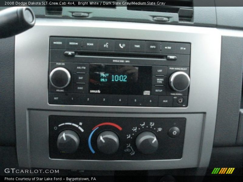 Bright White / Dark Slate Gray/Medium Slate Gray 2008 Dodge Dakota SLT Crew Cab 4x4