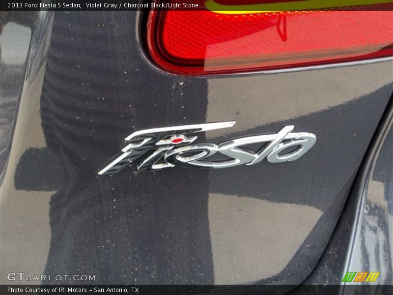 Violet Gray / Charcoal Black/Light Stone 2013 Ford Fiesta S Sedan