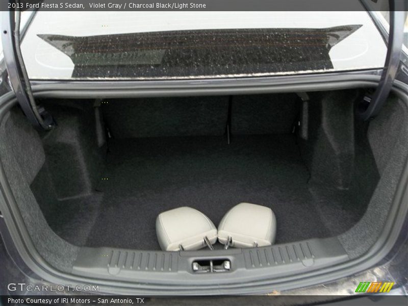 Violet Gray / Charcoal Black/Light Stone 2013 Ford Fiesta S Sedan
