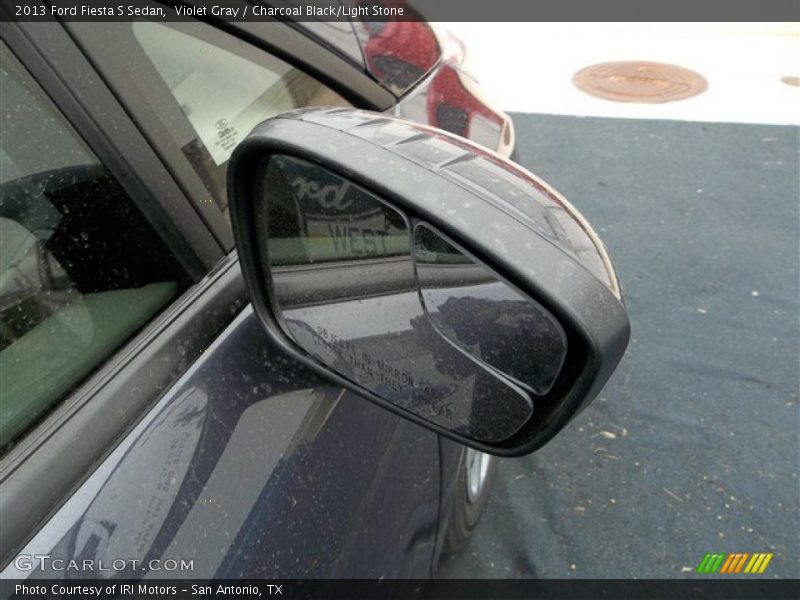 Violet Gray / Charcoal Black/Light Stone 2013 Ford Fiesta S Sedan