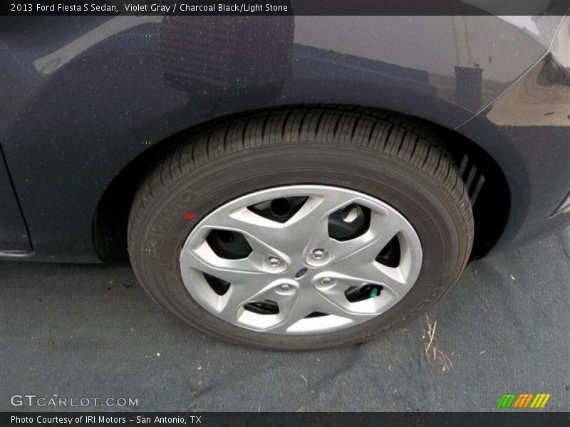 Violet Gray / Charcoal Black/Light Stone 2013 Ford Fiesta S Sedan