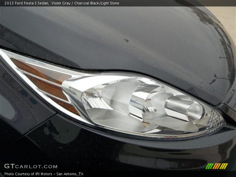 Violet Gray / Charcoal Black/Light Stone 2013 Ford Fiesta S Sedan