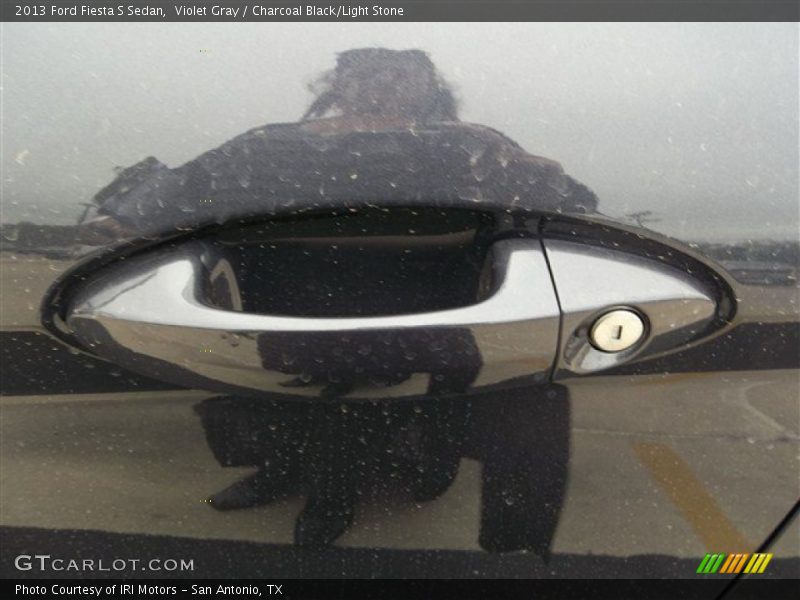Violet Gray / Charcoal Black/Light Stone 2013 Ford Fiesta S Sedan