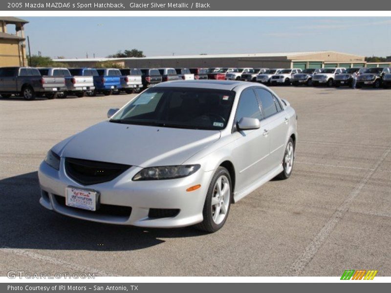 Glacier Silver Metallic / Black 2005 Mazda MAZDA6 s Sport Hatchback