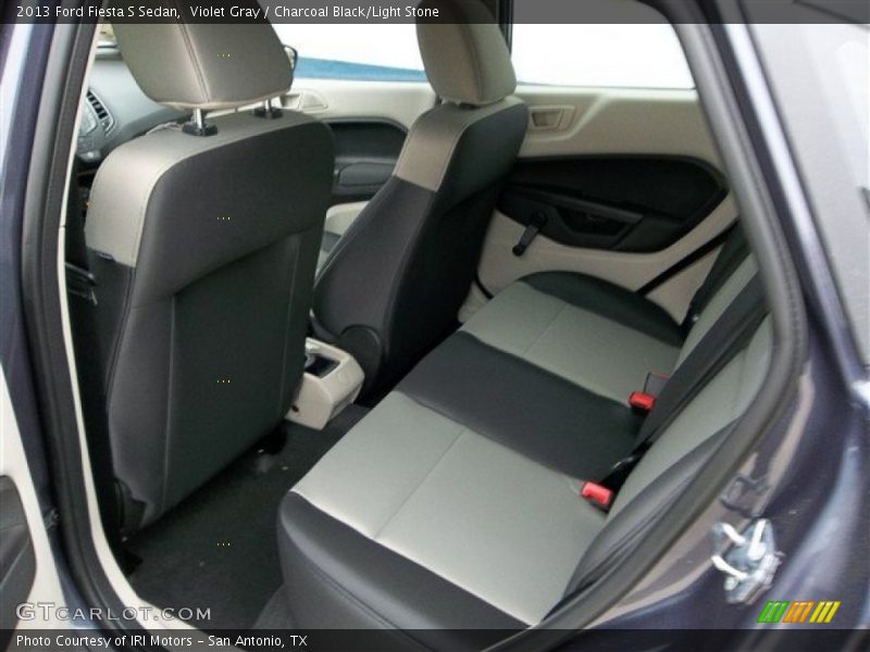 Violet Gray / Charcoal Black/Light Stone 2013 Ford Fiesta S Sedan