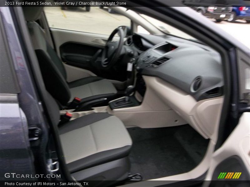 Violet Gray / Charcoal Black/Light Stone 2013 Ford Fiesta S Sedan