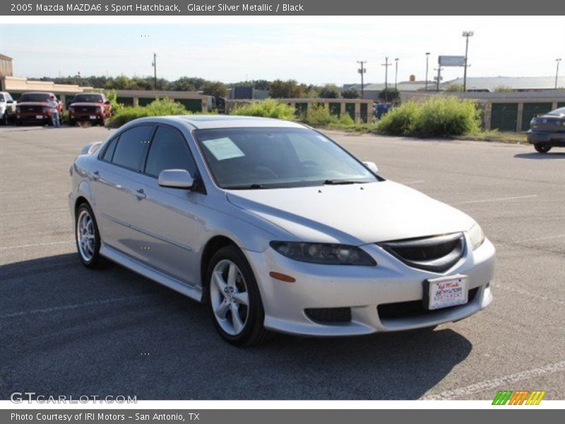 Glacier Silver Metallic / Black 2005 Mazda MAZDA6 s Sport Hatchback