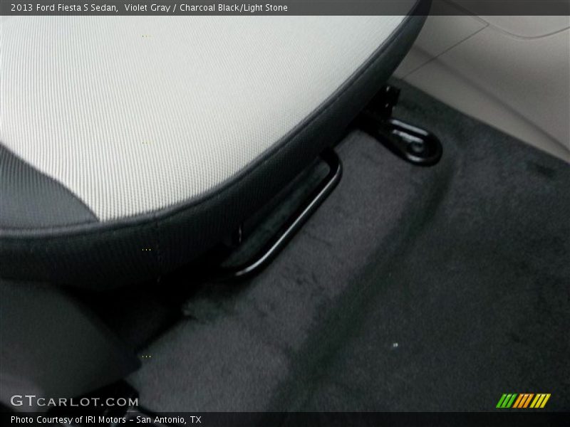 Violet Gray / Charcoal Black/Light Stone 2013 Ford Fiesta S Sedan