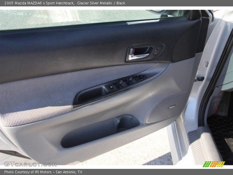 Glacier Silver Metallic / Black 2005 Mazda MAZDA6 s Sport Hatchback