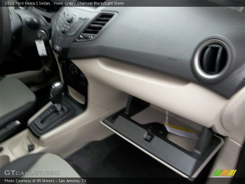 Violet Gray / Charcoal Black/Light Stone 2013 Ford Fiesta S Sedan