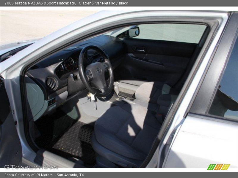 Glacier Silver Metallic / Black 2005 Mazda MAZDA6 s Sport Hatchback