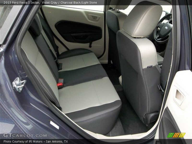 Violet Gray / Charcoal Black/Light Stone 2013 Ford Fiesta S Sedan